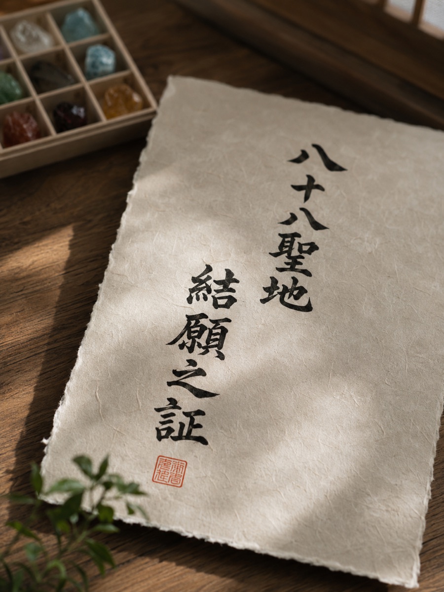 八十八聖地 結願之証